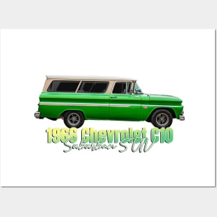 1966 Chevrolet C10 Suburban SUV Posters and Art